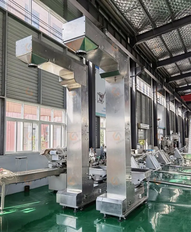 plastic food grade modular belt conveyor suppliers feed mill conveyor 1.8 l bucket elevator type z