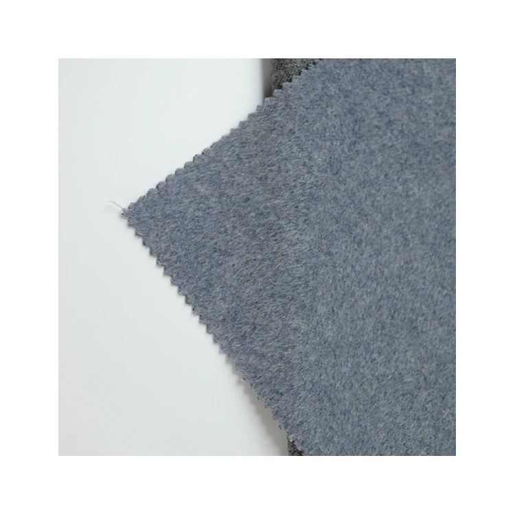 
Amazon supplier single side wool high quality wool viscose blended fabric 