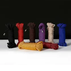 Ninghao 5m and 10m colourful slave bdsm sex bondage rope strap bondage sex rope Sex Bondage Rope