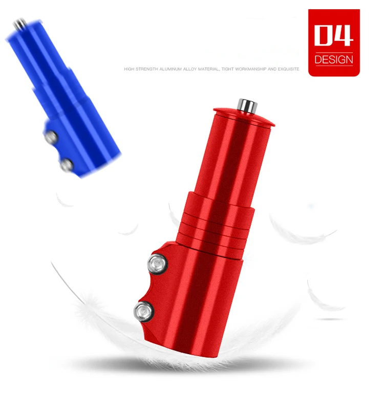 28.6 mm aluminum Alloy Increase Height Bike stem riser Head Up Adaptor Bicycle Fork Extender bike Stem