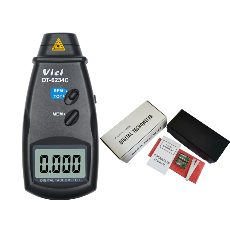 DT-6234C Range 99 999 RPM Laser Type Digital Tachometer