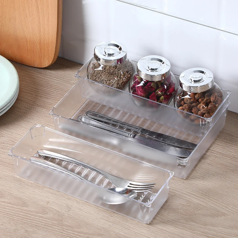 Лидер продаж, пластиковый прозрачный лоток для хранения, многофункциональный ящик для хранения, составной ящик, органайзер, корзина