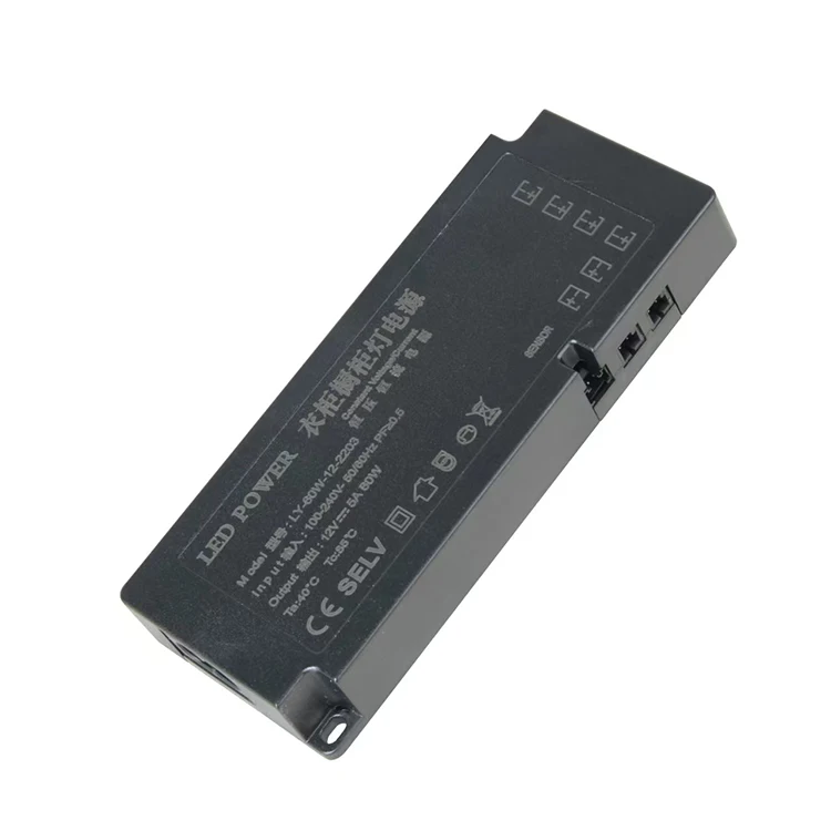 furniture led dimming power supply 24W 36W 48W 60W 100W 150W for led cabinet light power supply