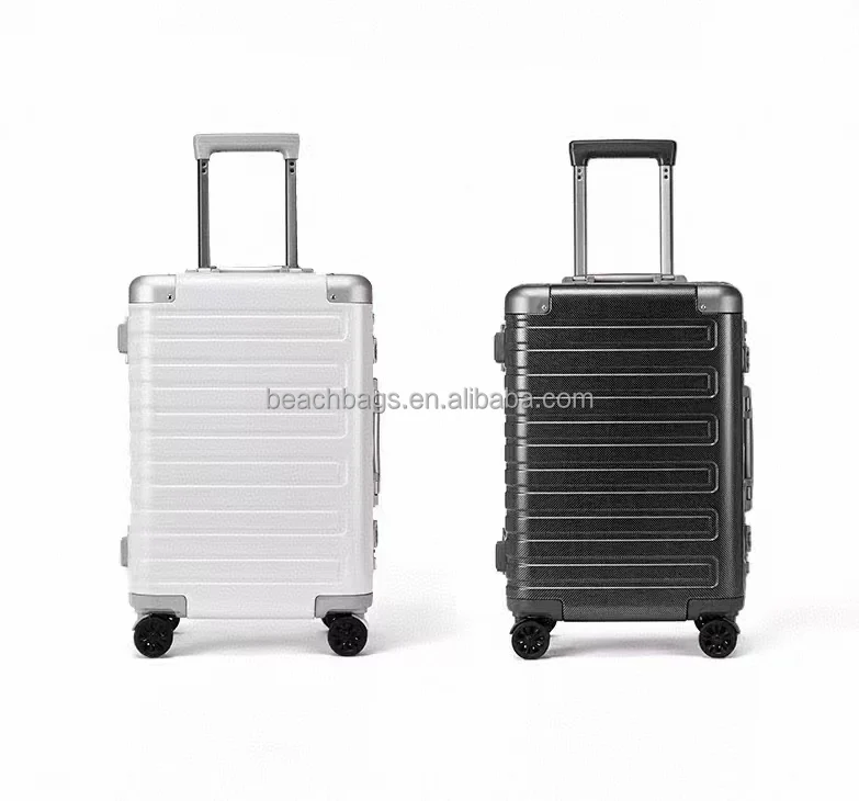 Custom High quality Narrow frame aluminum frame Suitcase Stronger and wear-resistant Anti-Scratch ABS & PC material Luggage
