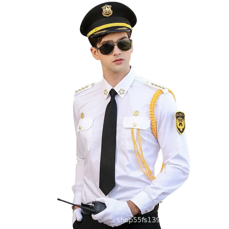New style security property sales concierge uniform long-sleeved image guard uniform shirt pants suit