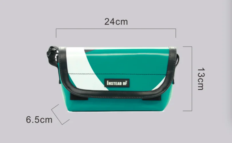 Waterproof Cross Body Tarps Bag Freitag Bag PVC Tarpaulin Tote Handbag Printing Outdoor Travel Backpack Custom logo and pattern