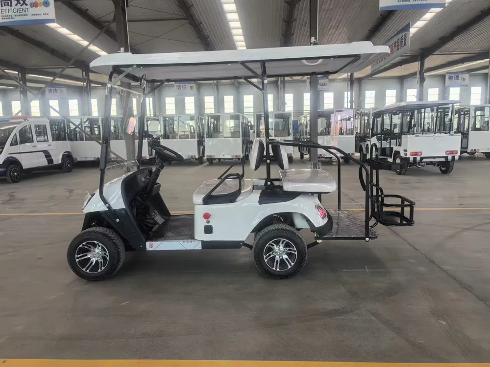 Electric Sightseeing Bus 2 4 6 8 Seats Electric Shuttle Golf Cart For Hotel Garden