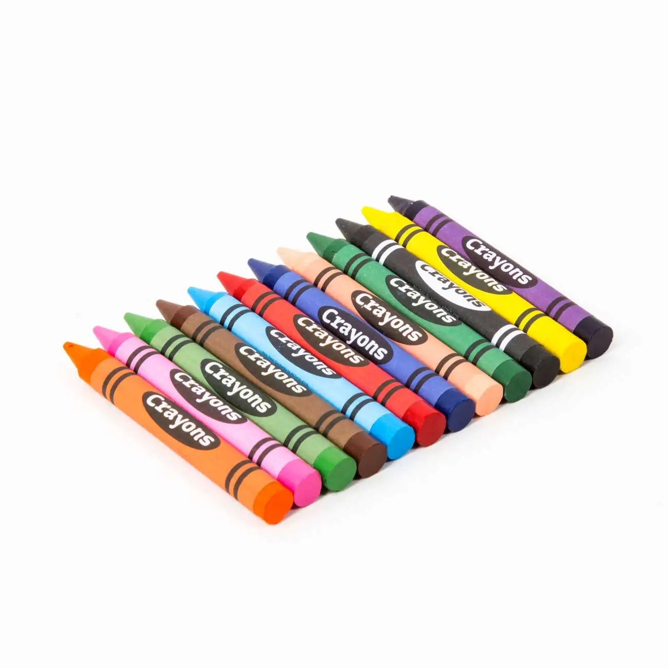 Non-Toxic Super Jumbo Neon Rainbow Crayons 8/12/24 Colors Set Paraffin Wax Oil Chalk Crayon for Children