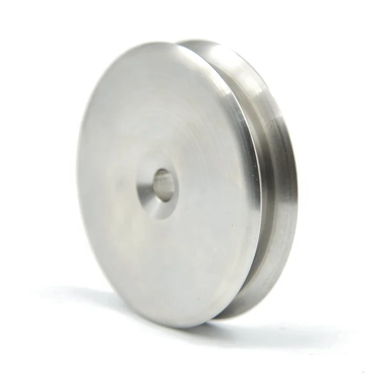 Stainless Steel Round Tube Track Pulley Wheels Non-standard Customized U-shaped Pulley