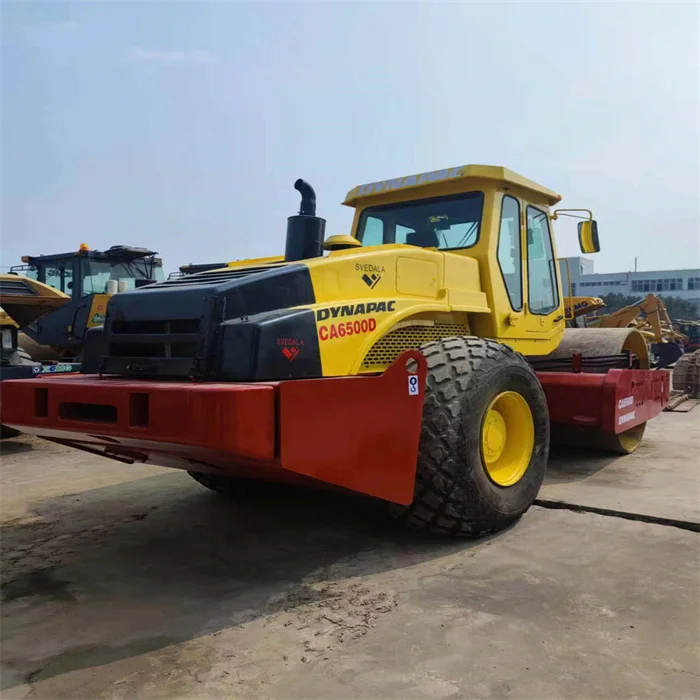 used Dynapac road rollers  CA6500D  20ton 22ton roller machine road construction equipment for sale