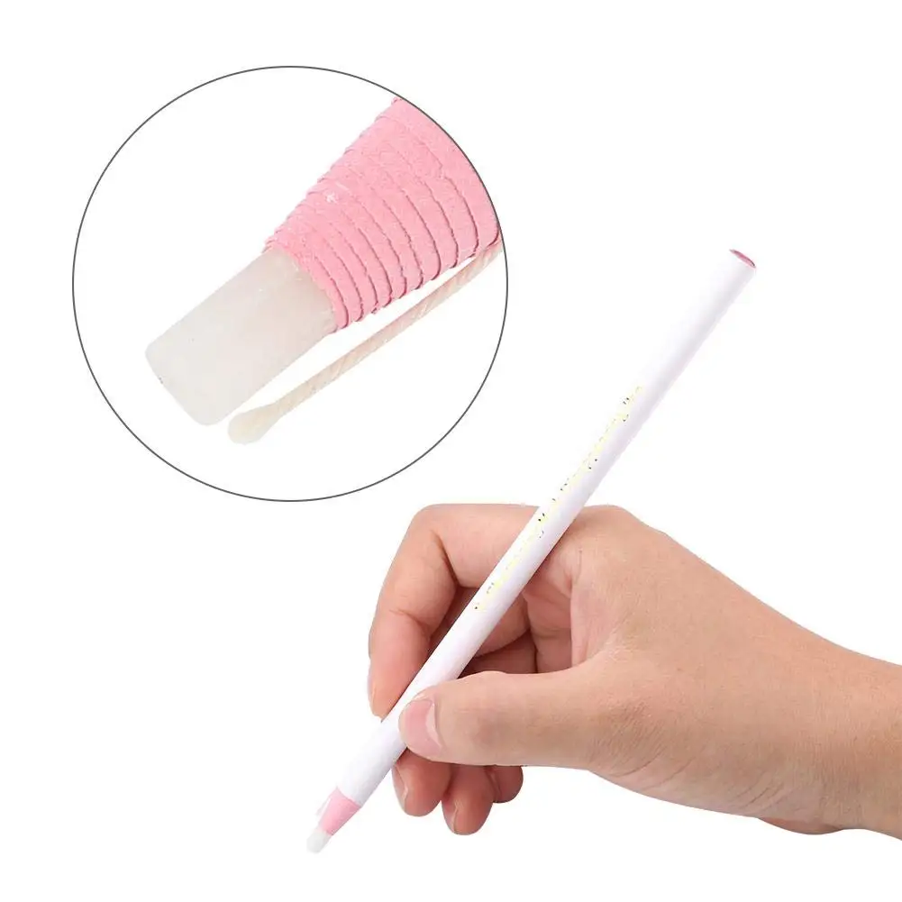 Longorgeous  Industrial Sewing Mark Pencil White Erasable Fabric Pencils Heat Erase Pen for Sewing Marking and Tracing