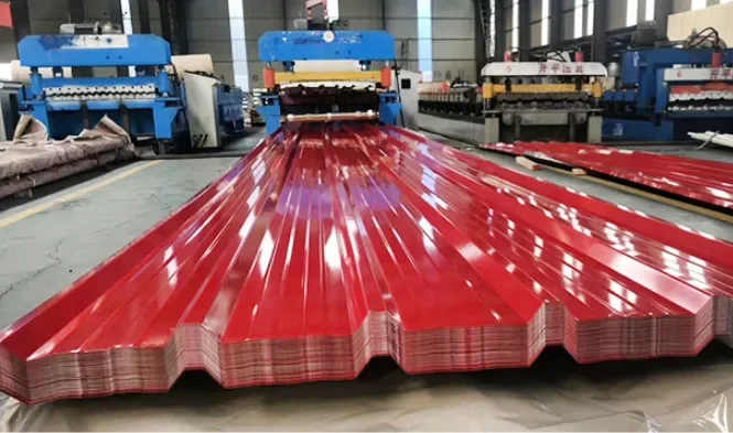 DX54D/Q195 Colored/Painted Galvanized Corrugated Steel Plate/Corrugated Board Cold Rolled Steel