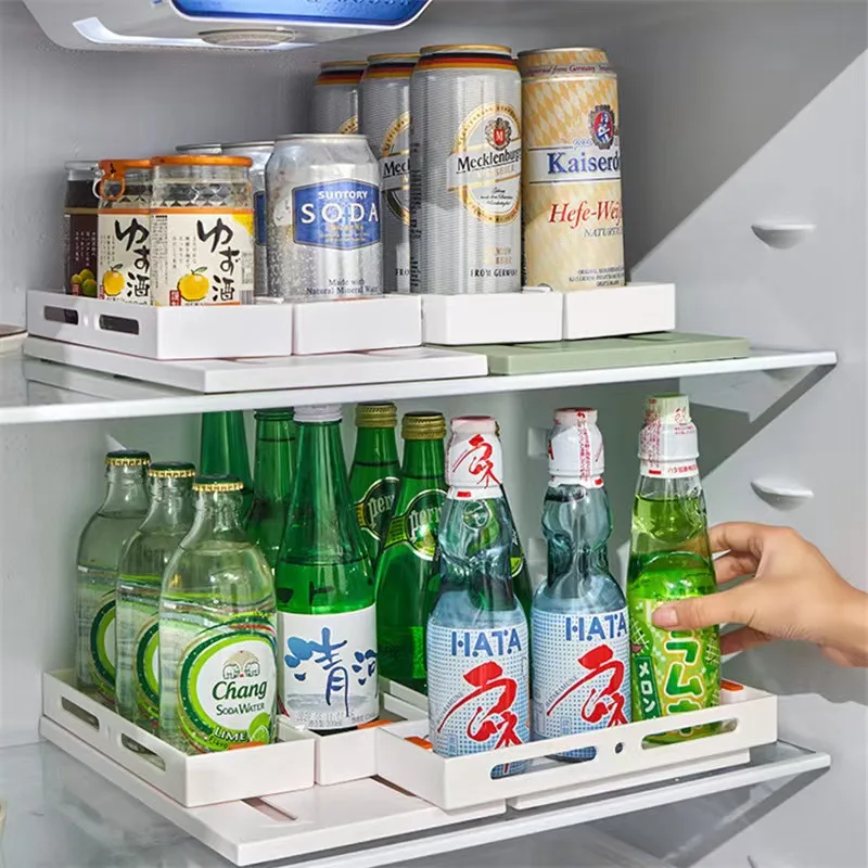 Multifunctional Rotating Shelving Kitchen Under Sink Organizer Pull-out Sliding Seasoning Bottle Rack Storage Desktop Organizer
