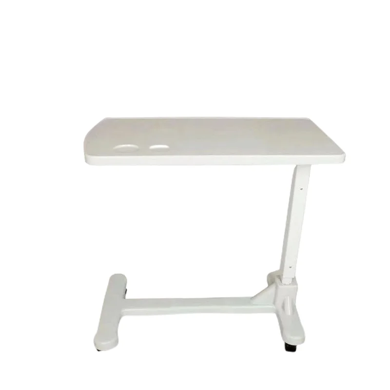 Factory Price Height Adjustable Movable ABS Medical Patient bedside hospital Dining Table