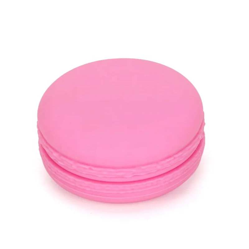 New Style Macaron small portable travel jars/women silicone luxury cosmetic container