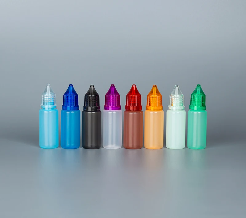 Empty Eye Drop Bottle Small 5ml 10ml Food Grade Squeeze Dropper Bottle Custom  for Hair Oil Tattoo Ink Bottle