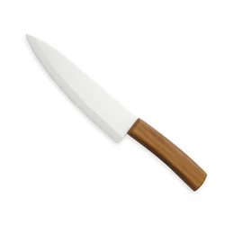 7 Inch Kitchen Wood handle Tool Zirconia Ceramic Chef Knife Meat Knife