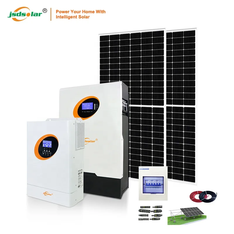 Jsdsolar 30KW 50KW Off-Grid Solar Power System/Home Solar Panel Kit 3000W 5000W 10KW Sun Battery