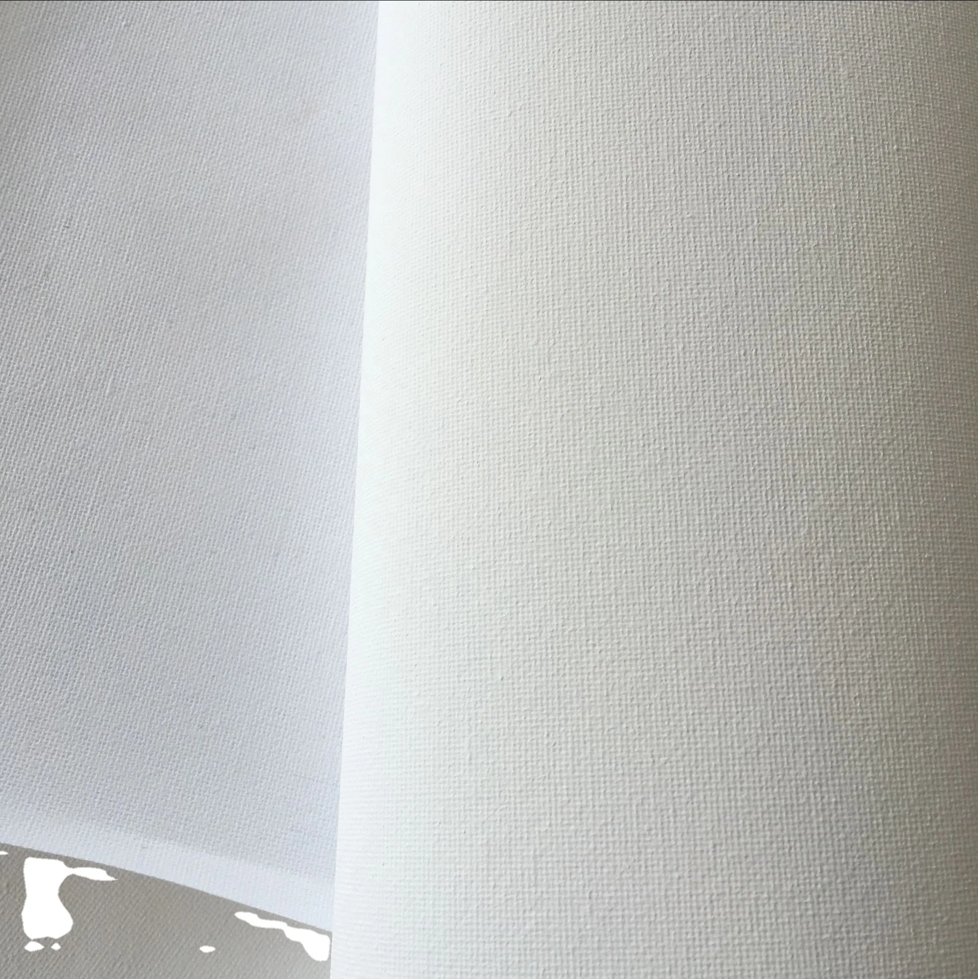 Hot wholesale  Customized personalized 280g/380g/ cotton linen blank canvas fabric rolls white for painting