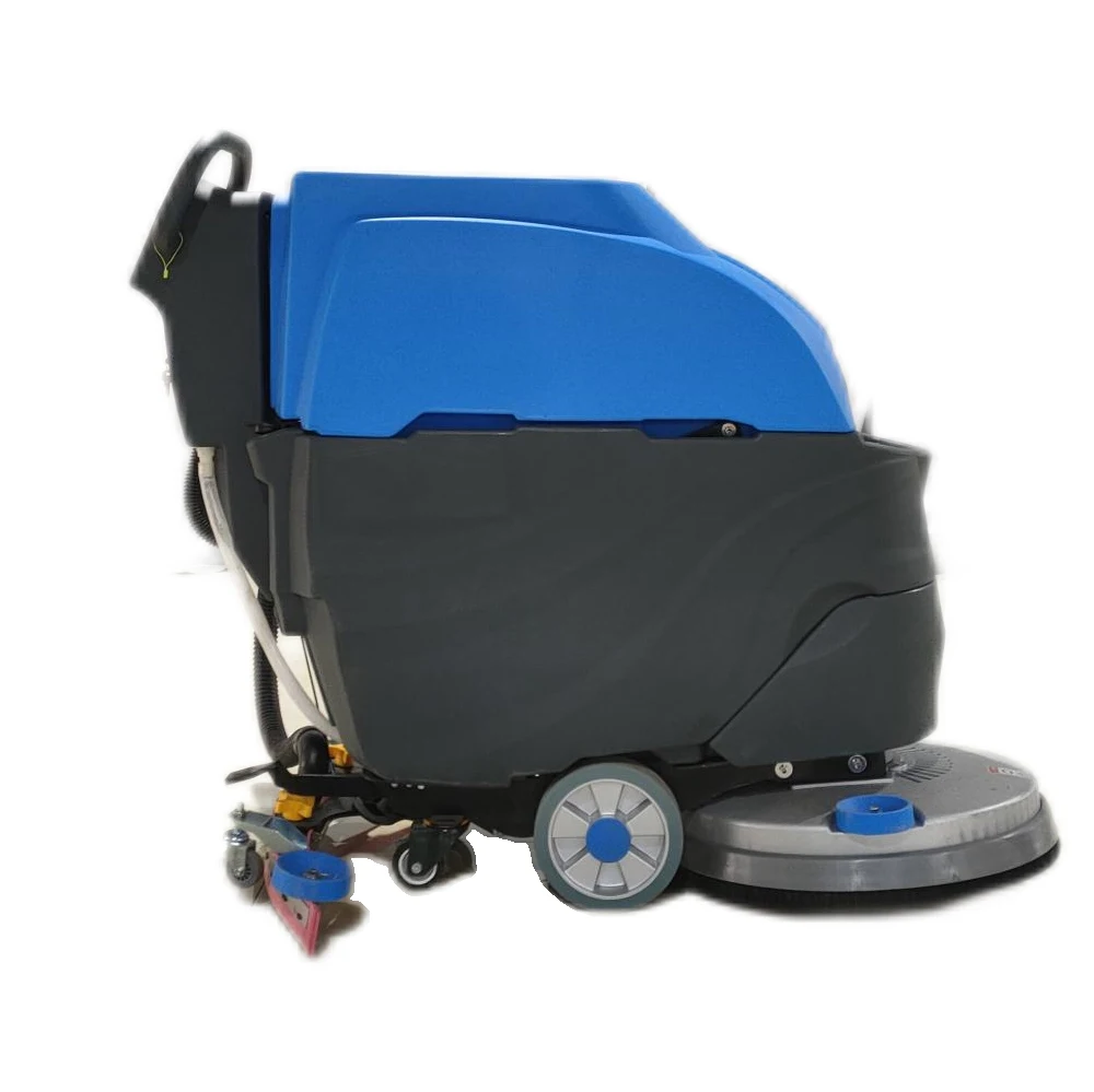 CleanHorse G1 battery powered plastic wheelie commercial floor scrubber cleaning machine