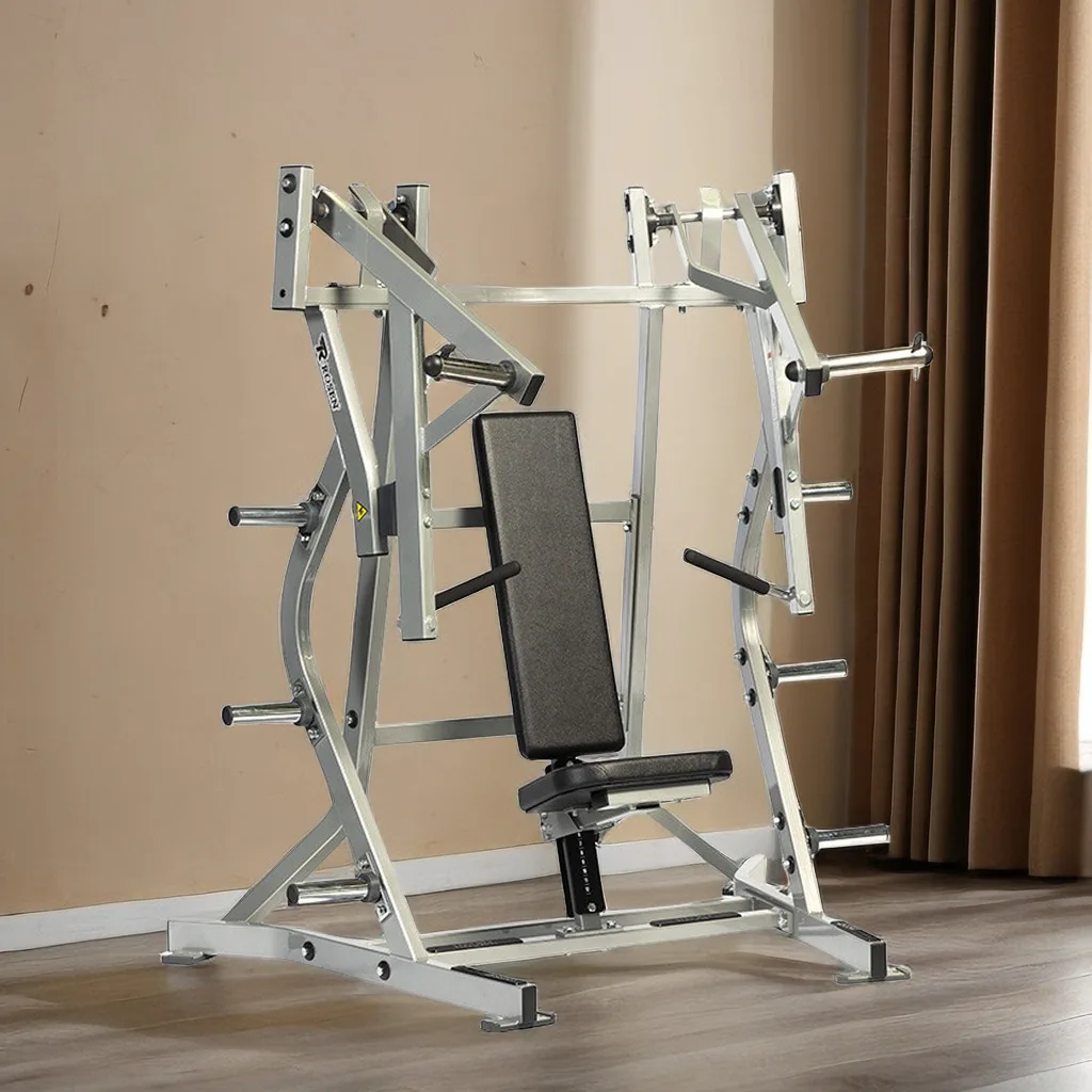 Factory Directly Sell Gym Dezhou Rosen Fitness Equipment Commercial Iso-Lateral Horizontal Chest Press Machine