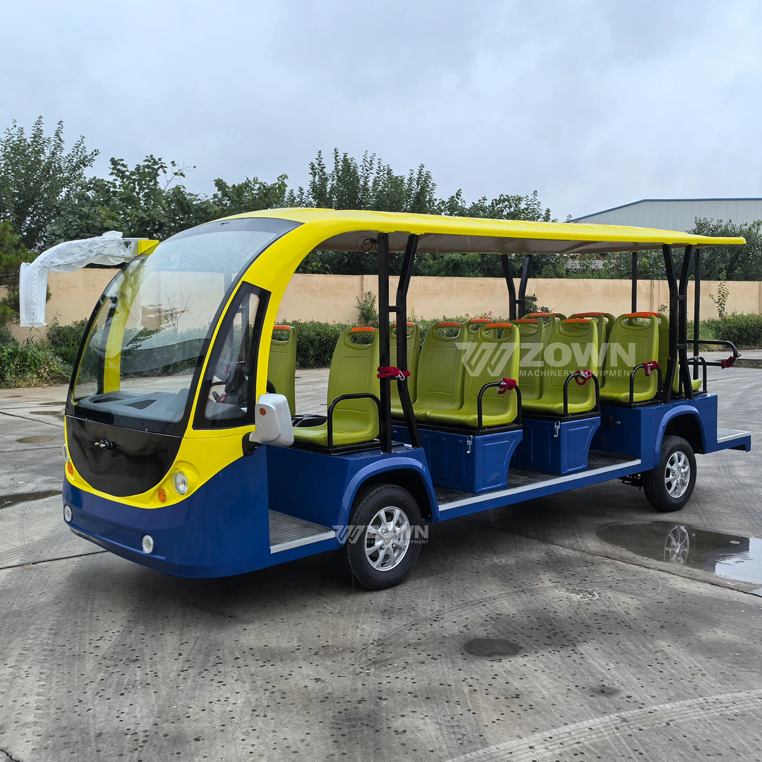 14-seat Hot Selling Opened Fuel-powered/electric Sightseeing Bus Used Right Hand Drive High-quality Mini for Sale