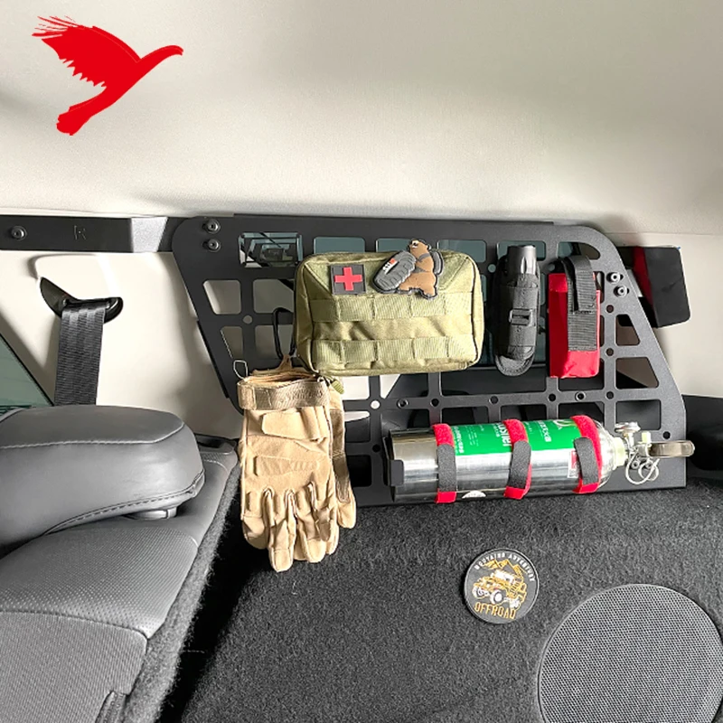 Car Accessories Rear Boot Trunk Window Luggage Storage Organizer Molle Panel Kit For GWM Tank 400 2023 2024
