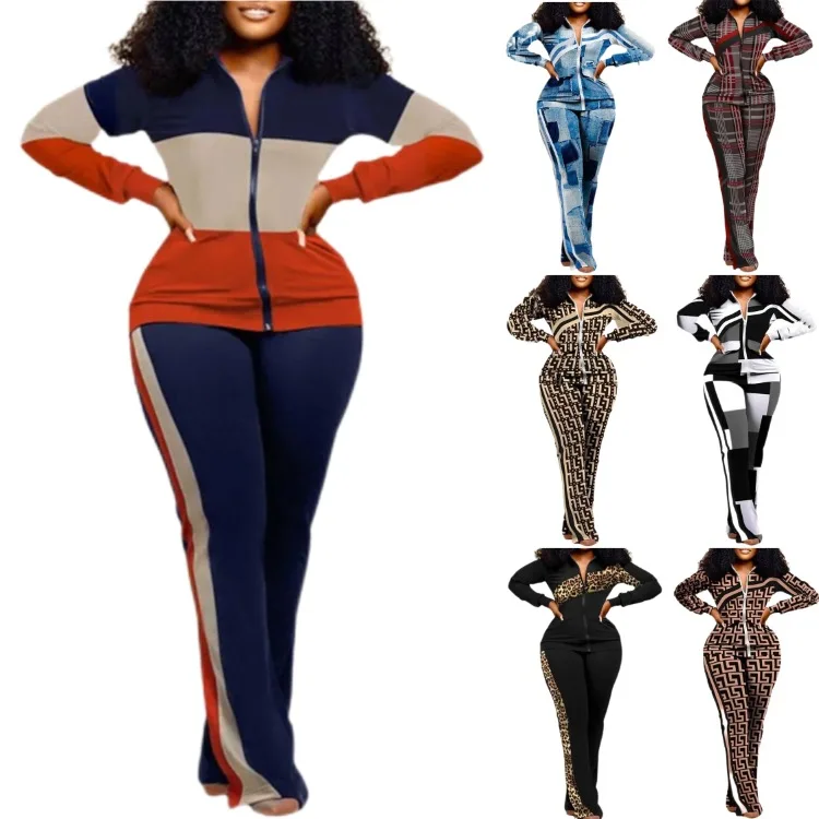 2024 Autumn Sports Sweatshirt Tops And Pants Set Women Matching Two Piece Set Ladies Streetwear Plus Size Outfits Tracksuit