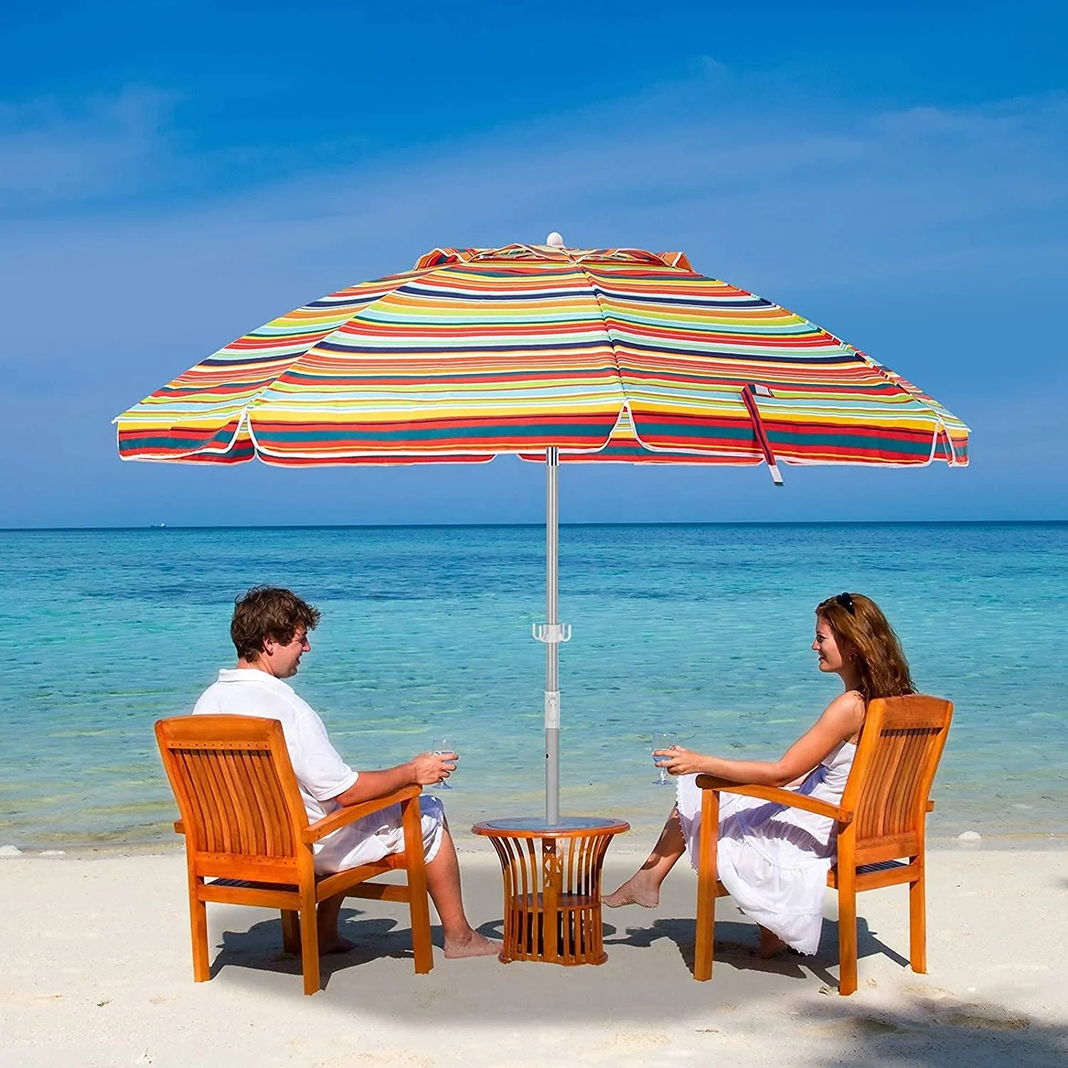 Best seller weatherproof wholesale promotion large uv sun custom beach umbrella
