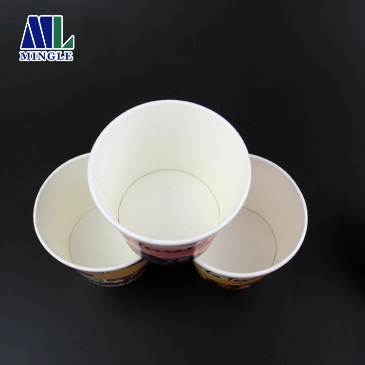 
Hot Sell Yogurt Paper Cup Disposable Ice Cream Cups 