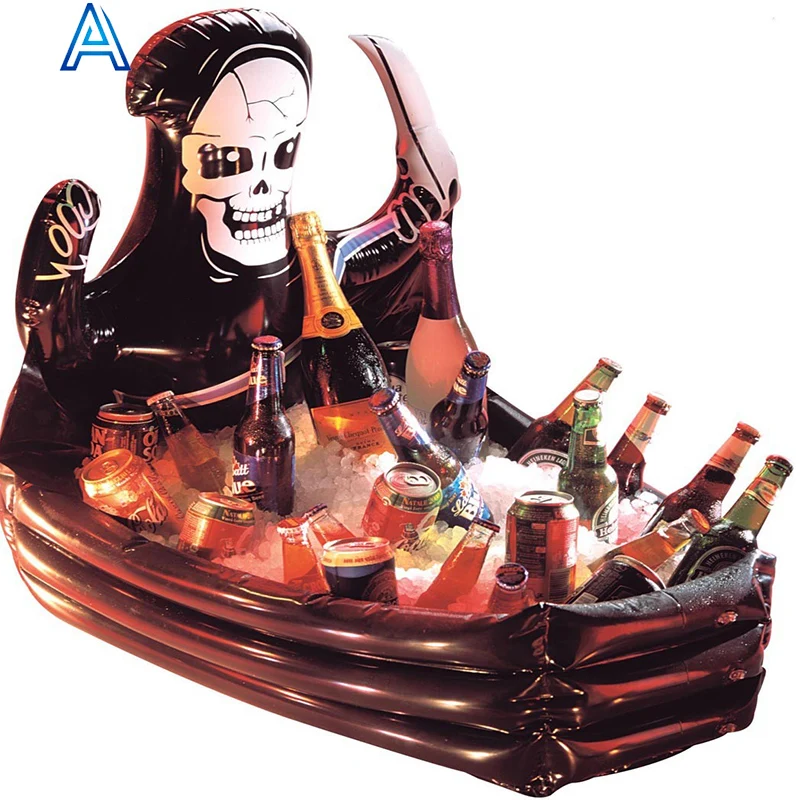 Halloween theme horrible skull ghost monster beer drinks cooler ice cooler for party beer cooler