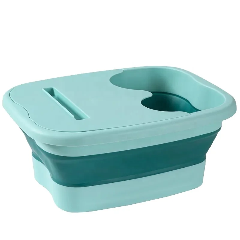 Hot Selling 10L Collapsible Plastic Foot Washing Tub Space-Saving Portable Bucket for Household Use for Water Storage