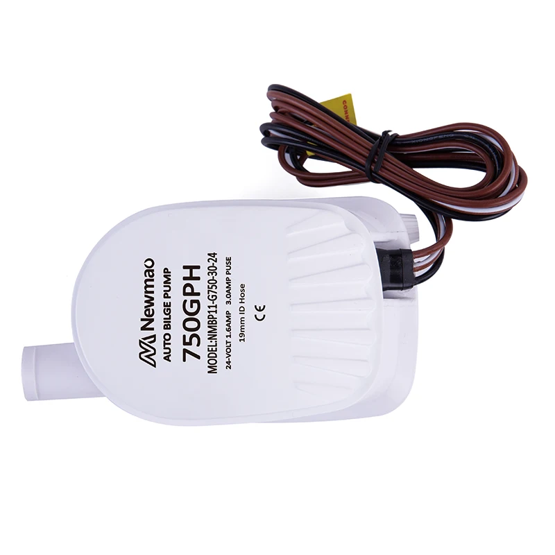 Newmao 24V Automatic Submersible boat marine Bilge Pump 600GPH for Yacht,Caravan