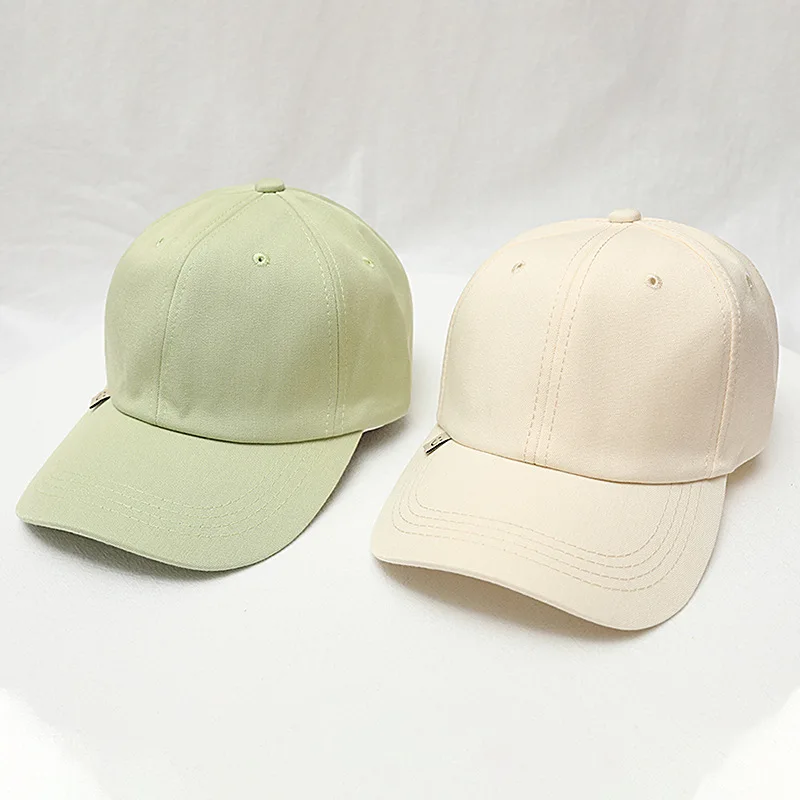 Бейсболка женская в Корейском стиле, простая повседневная Регулируемая шляпа от солнца