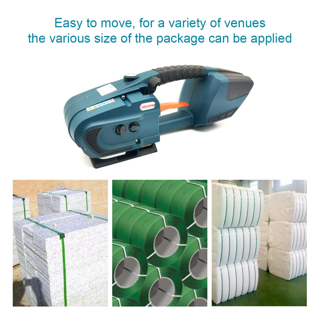  Electric Tools Pallet Strapping Seal Making Machine Automatic Battery Powered Hot Plate