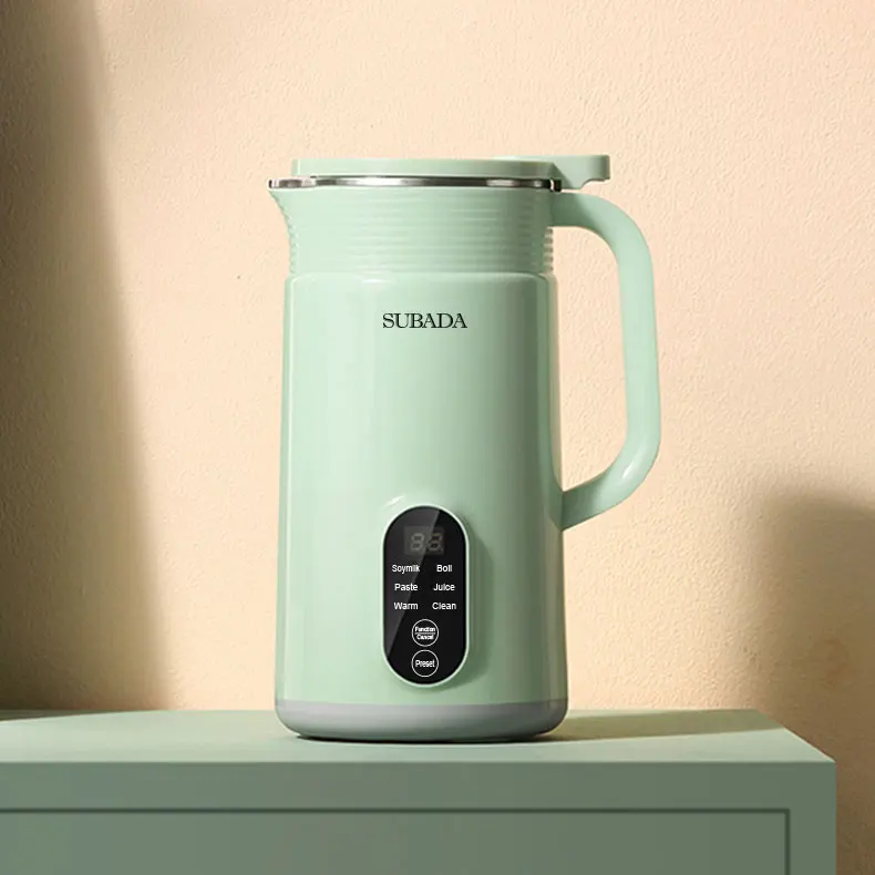 800ml Mini Oats Milk Maker Digital Display  Automatic Nuts Milk Maker Soy Milk Machine Multi-use Stainless Steel Kitchen Blender