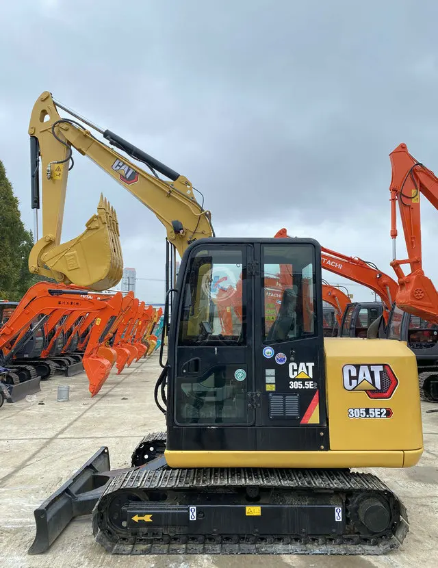 Новое поступление, экскаватор CAT 305.5E2, б/у экскаватор-погрузчик CAT, 5 тонн, 6 тонн, продажа
