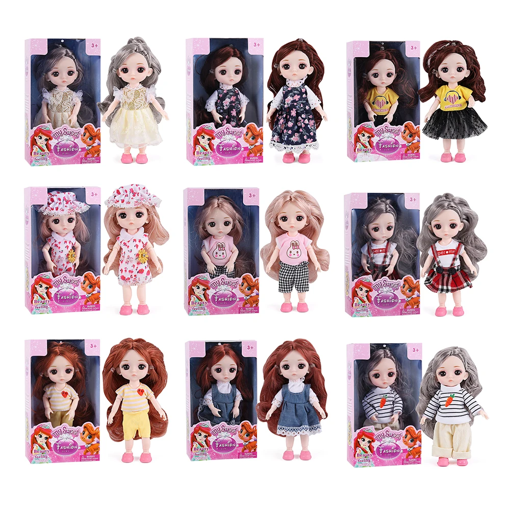 Мини 16 см милые куклы принцессы BJD кукла игрушка фигурка