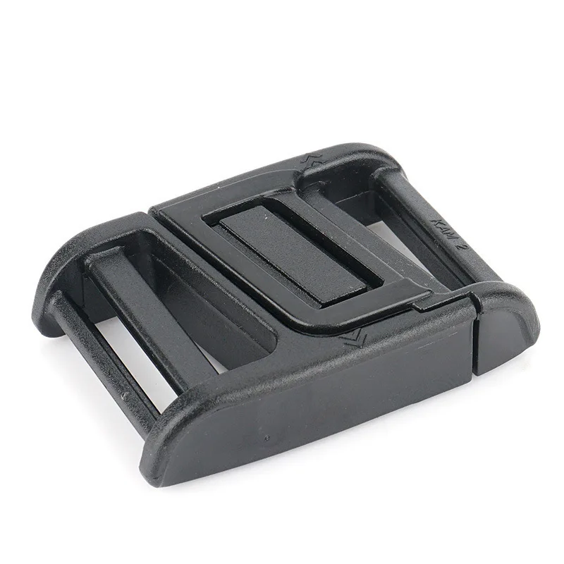 Custom logo tactical webbing nylon clip lock side release plastic magnet buckle