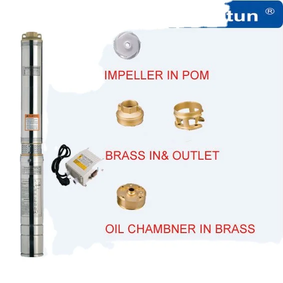 AC Pump 4 inch Submersible Deep Well Water Pump