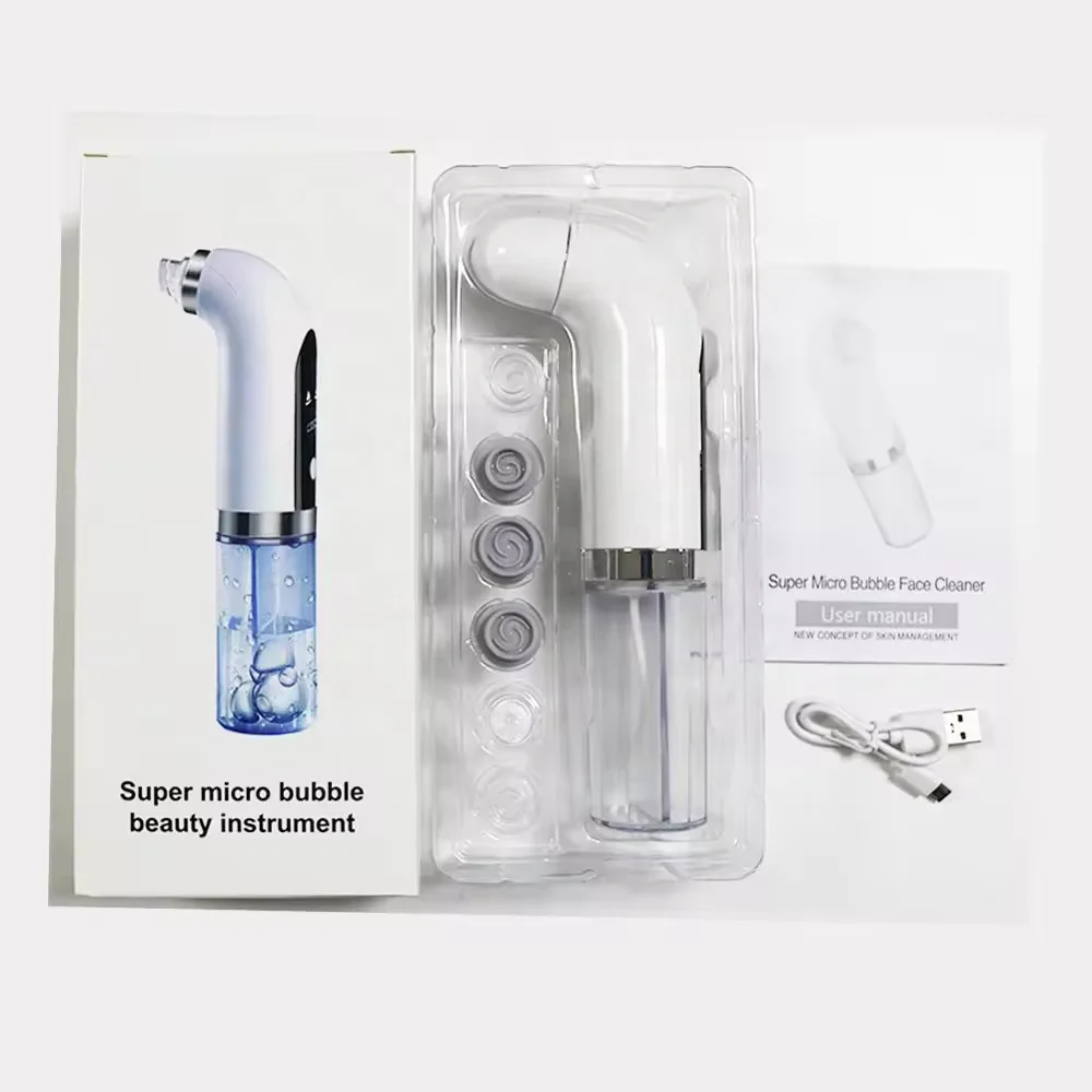 Acne Pimple Removal Small Bubble Blackhead Remover Instrument Electric Water Circle Facial Pore Cleaner