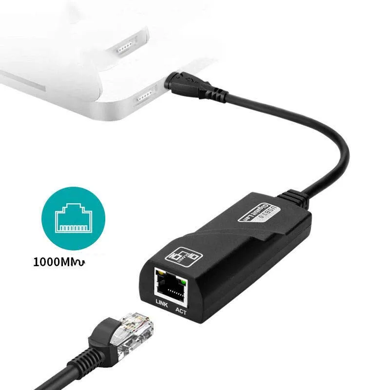 Type c к rj45 gigabit hub вспененный PE usb c к rj45 адаптеру