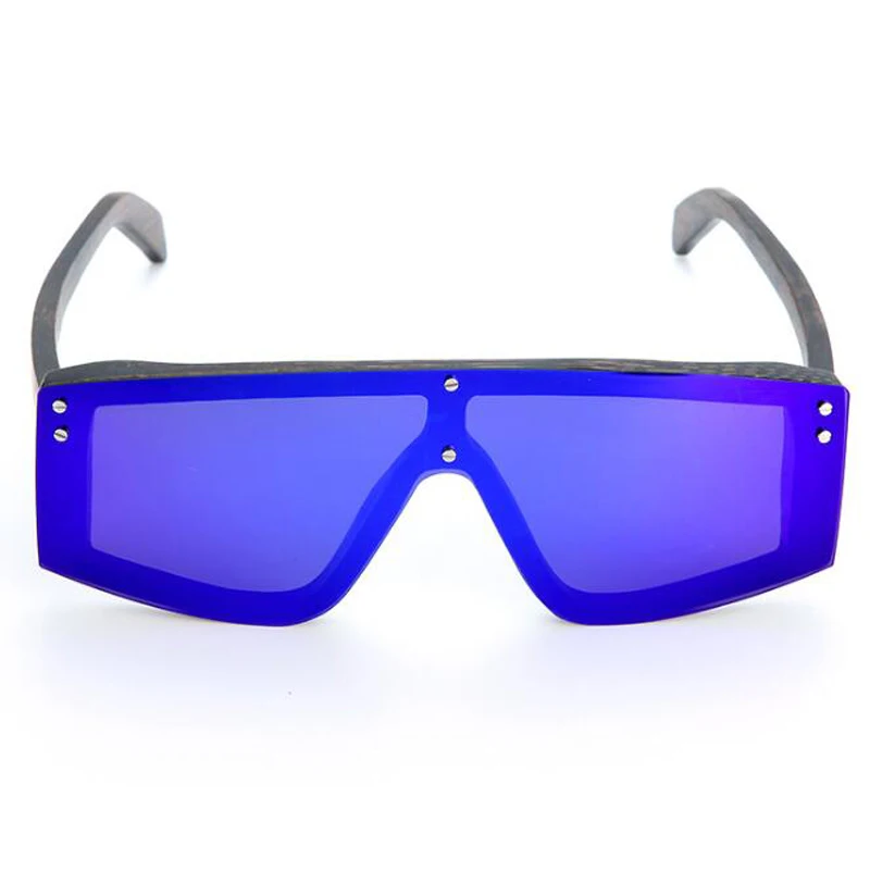 Big Frame Sunglasses Hut Beach Sun Glasses Street Bamboo Wooden Cycling Glasses