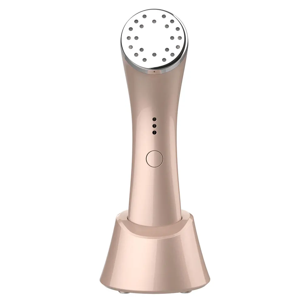 Led Photon Red Light Therapy Wand Face Lift Massager Led Heating Beauty Device