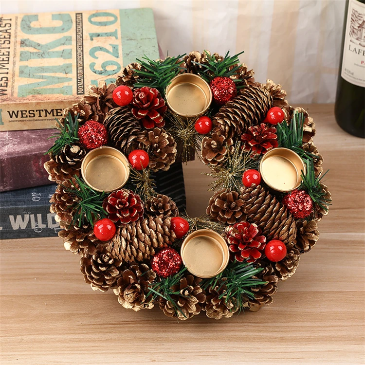 
China wholesale christmas wreath decoration for christmas hanging Ornaments 