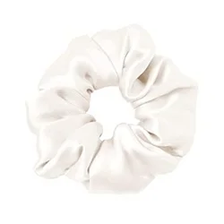 100% Silk Hair Ties No Damage lovely fashion Silk Scrunchies hair band custom logo Best seller