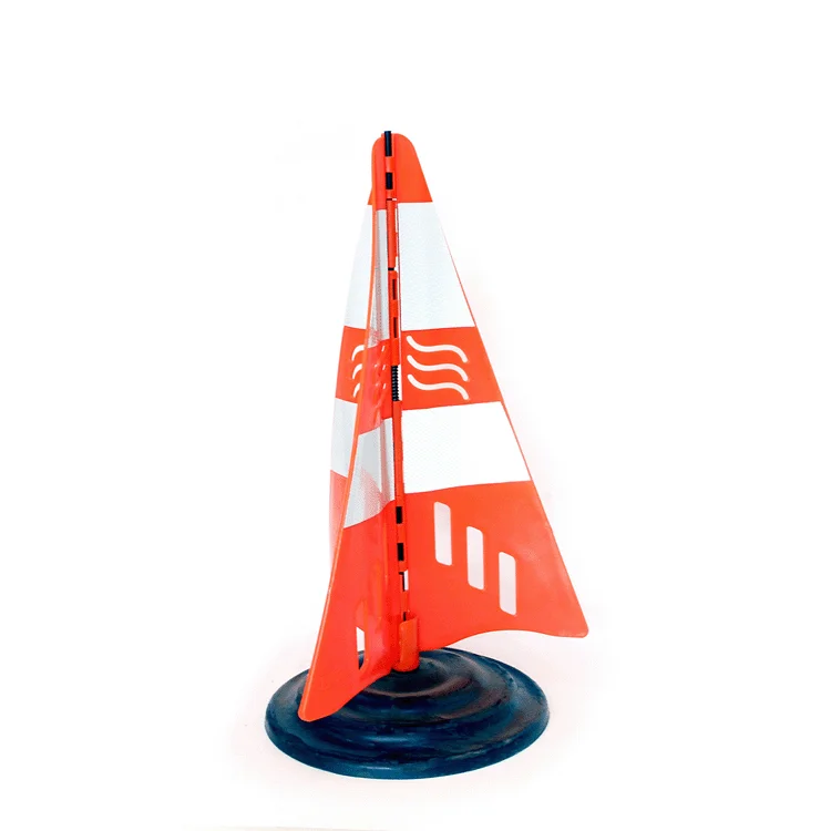 JESSUBOND 710 мм 28 дюймов высокий поворотный плоский светофор Пирамида резиновый базовый конус
