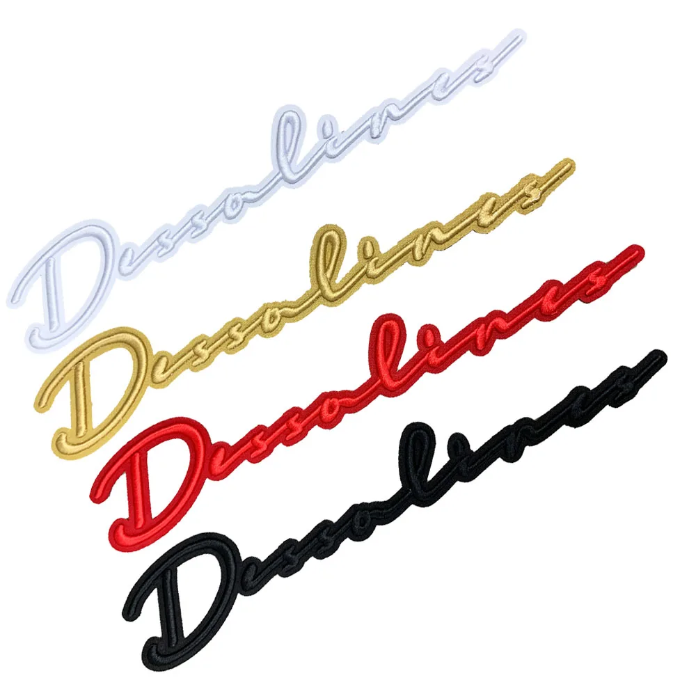 2021 New iron on letters custom design iron on logo custom embroidery 3D puff for hat products