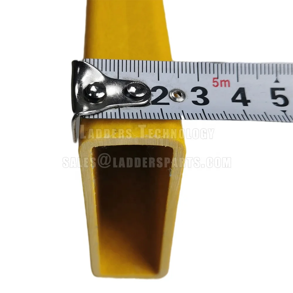 Fiberglass ladder accessories, side profile box channel 70x25x3 mm,  Full Set of the Raw Material