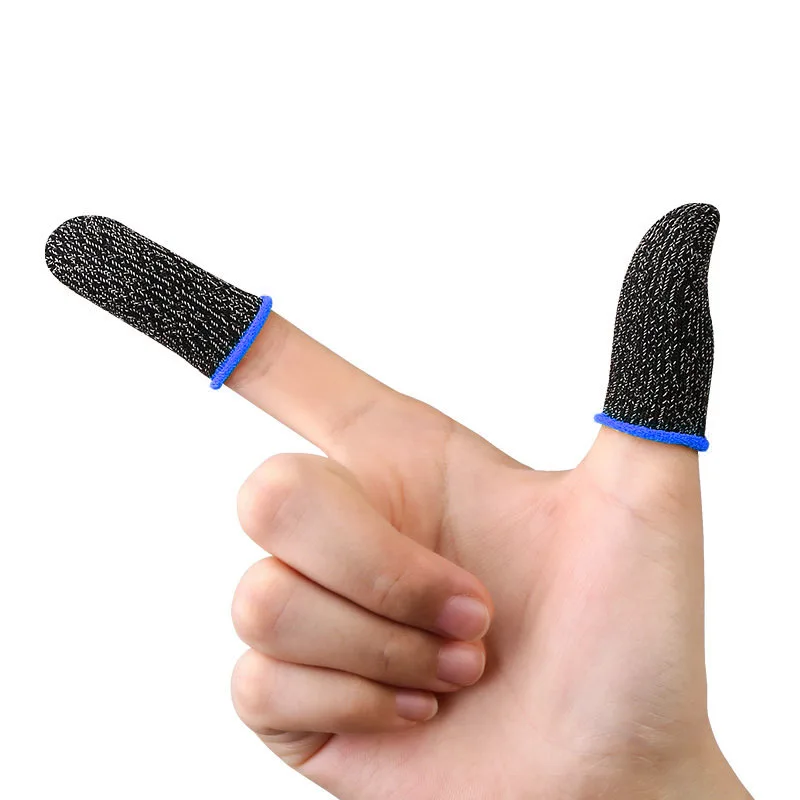 Gaming Finger Sleeves Anti-Sweat Breathable Touch screen Mobile Game Controllers thumbs finger sleeve For Pubg Games